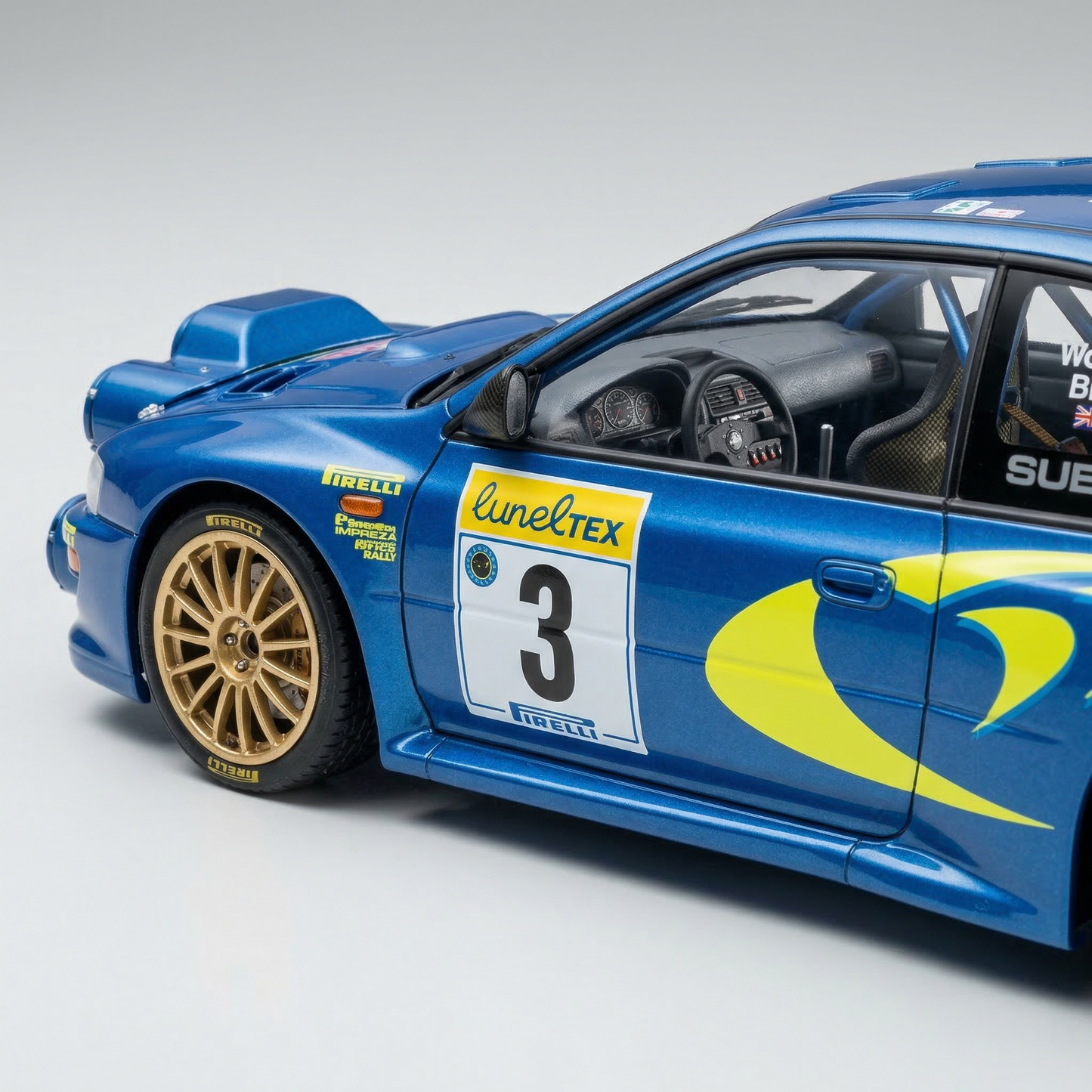 Maquette voiture subaru-"Subaru Impreza Rally"