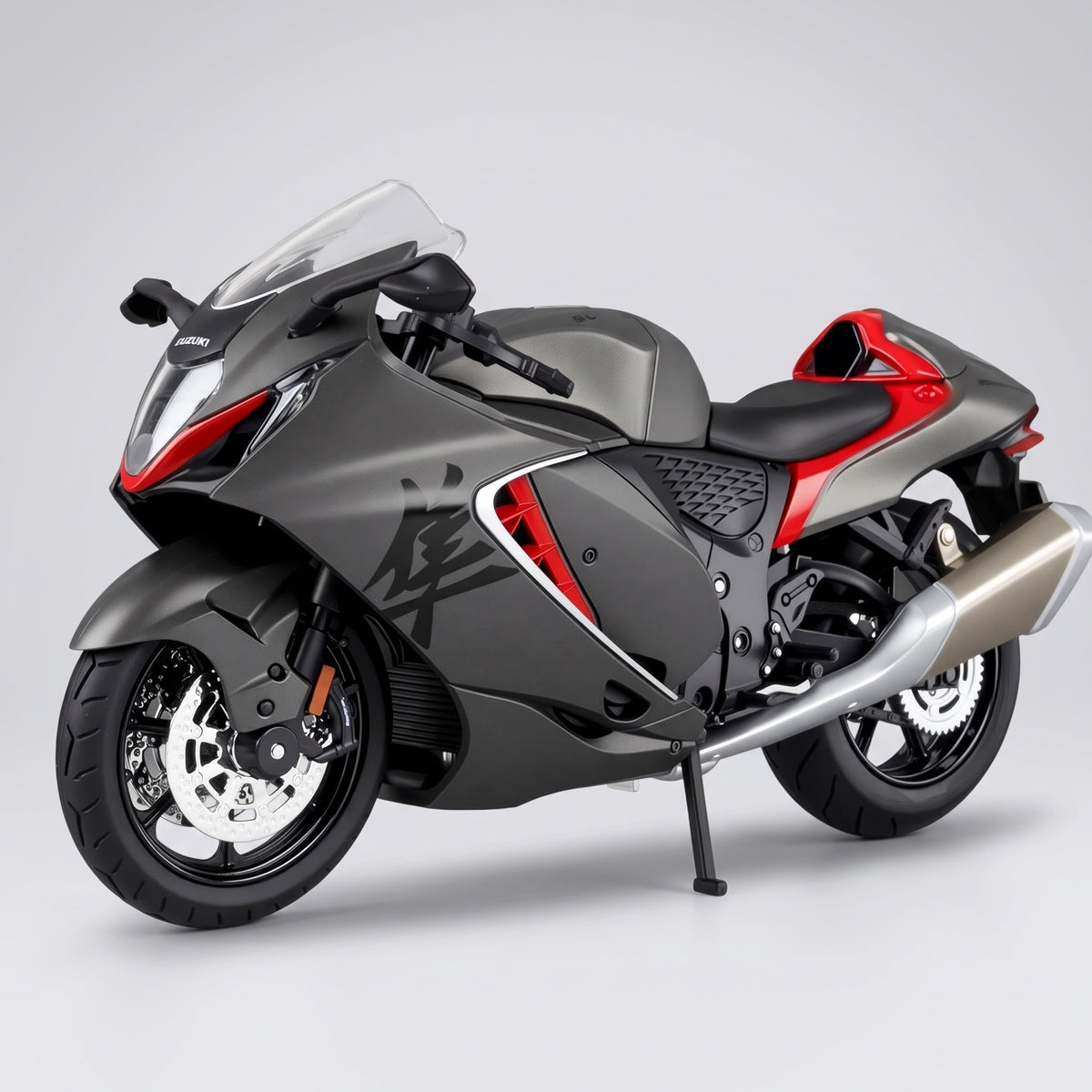 Maquette Hayabusa Suzuki Hayabusa grise au 1:12