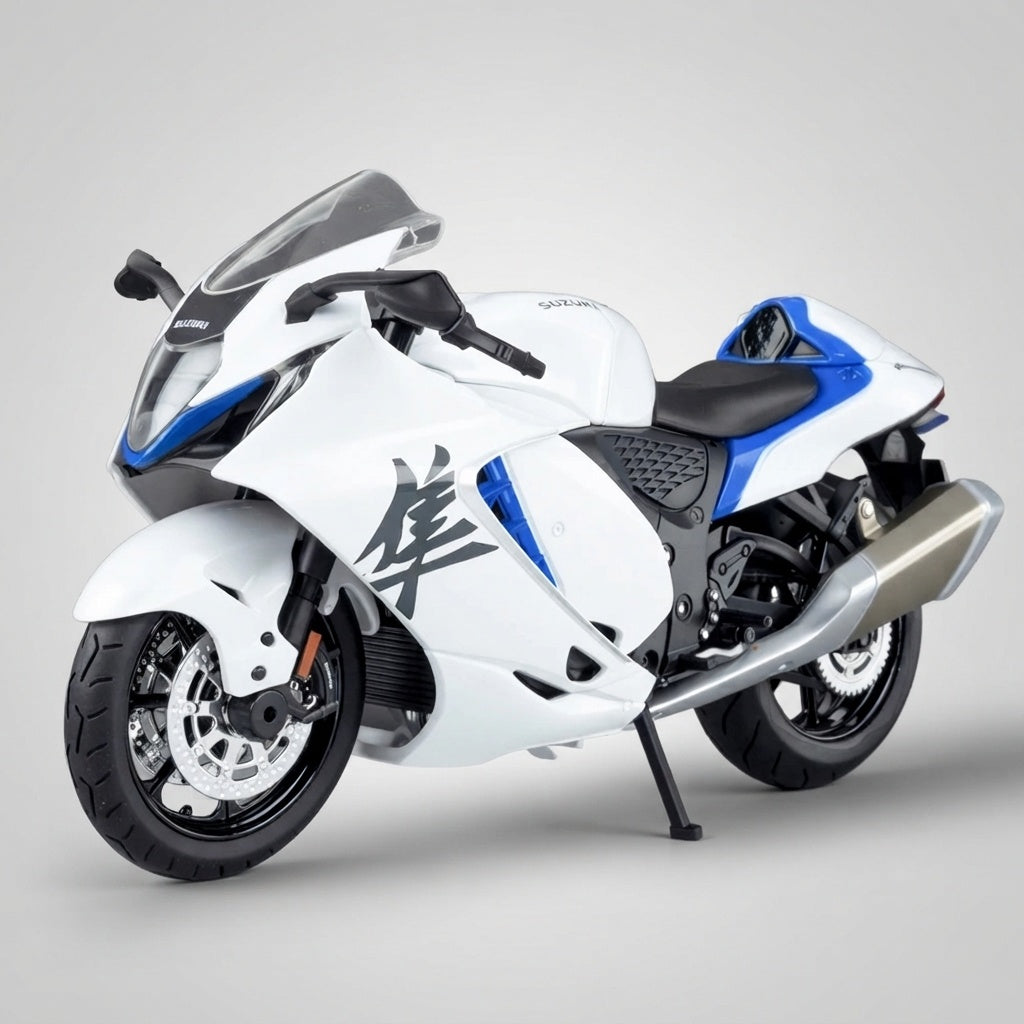 Maquette Hayabusa Suzuki Hayabusa blanche