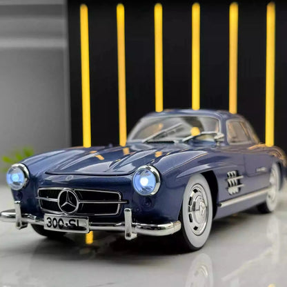 Maquette Mercedes 300 SL Gullwing bleue
