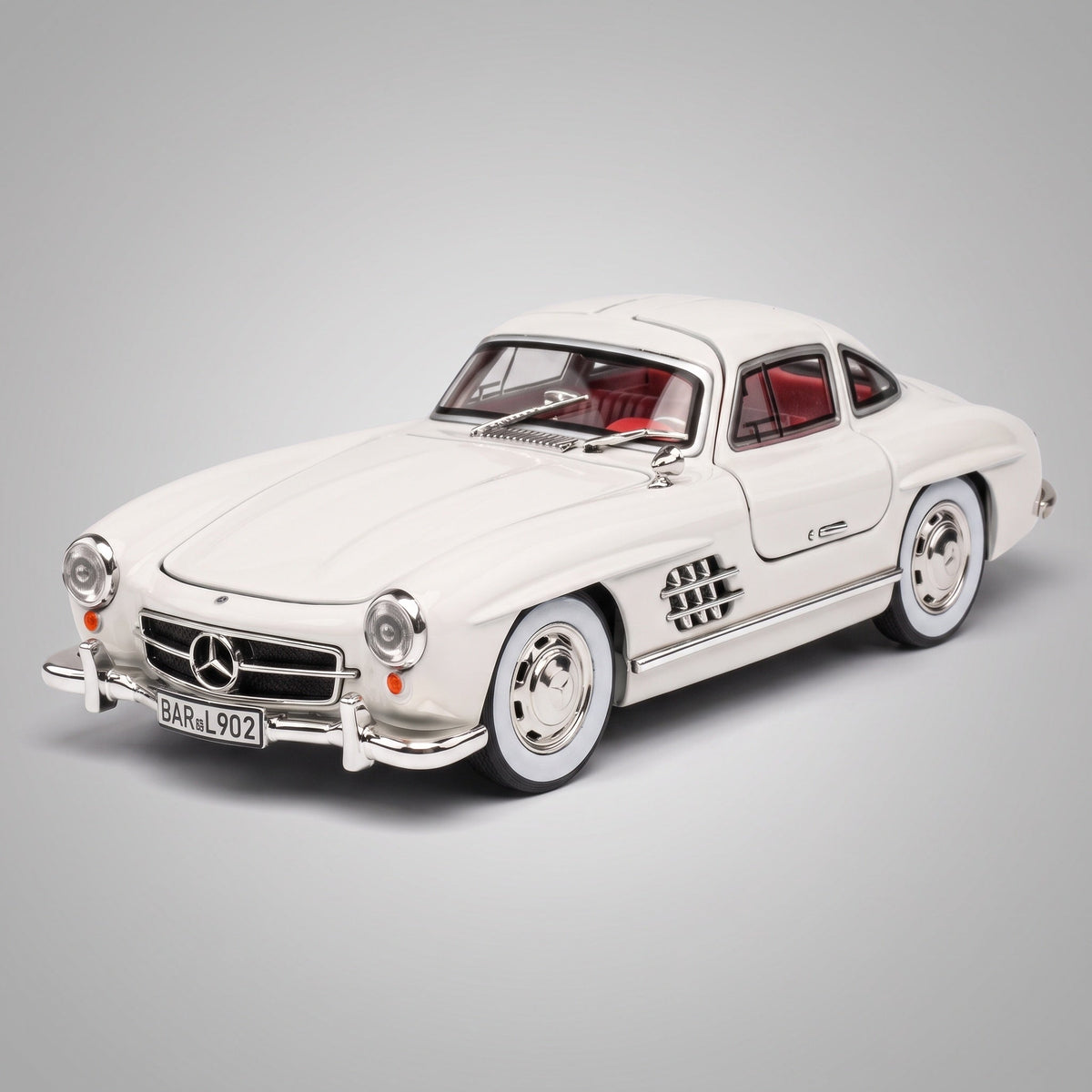 Maquette Mercedes 300 SL Gullwing blanche