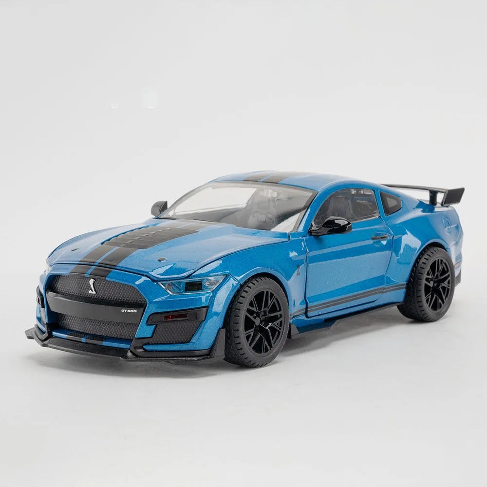 Maquette Mustang Shelby GT500 bleue
