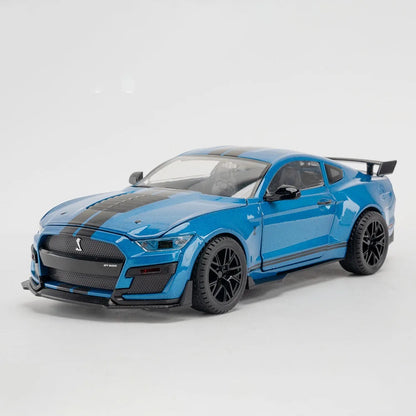 Maquette Mustang Shelby GT500 bleue