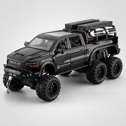 Maquette pick-up Mammoth 6x6 noir