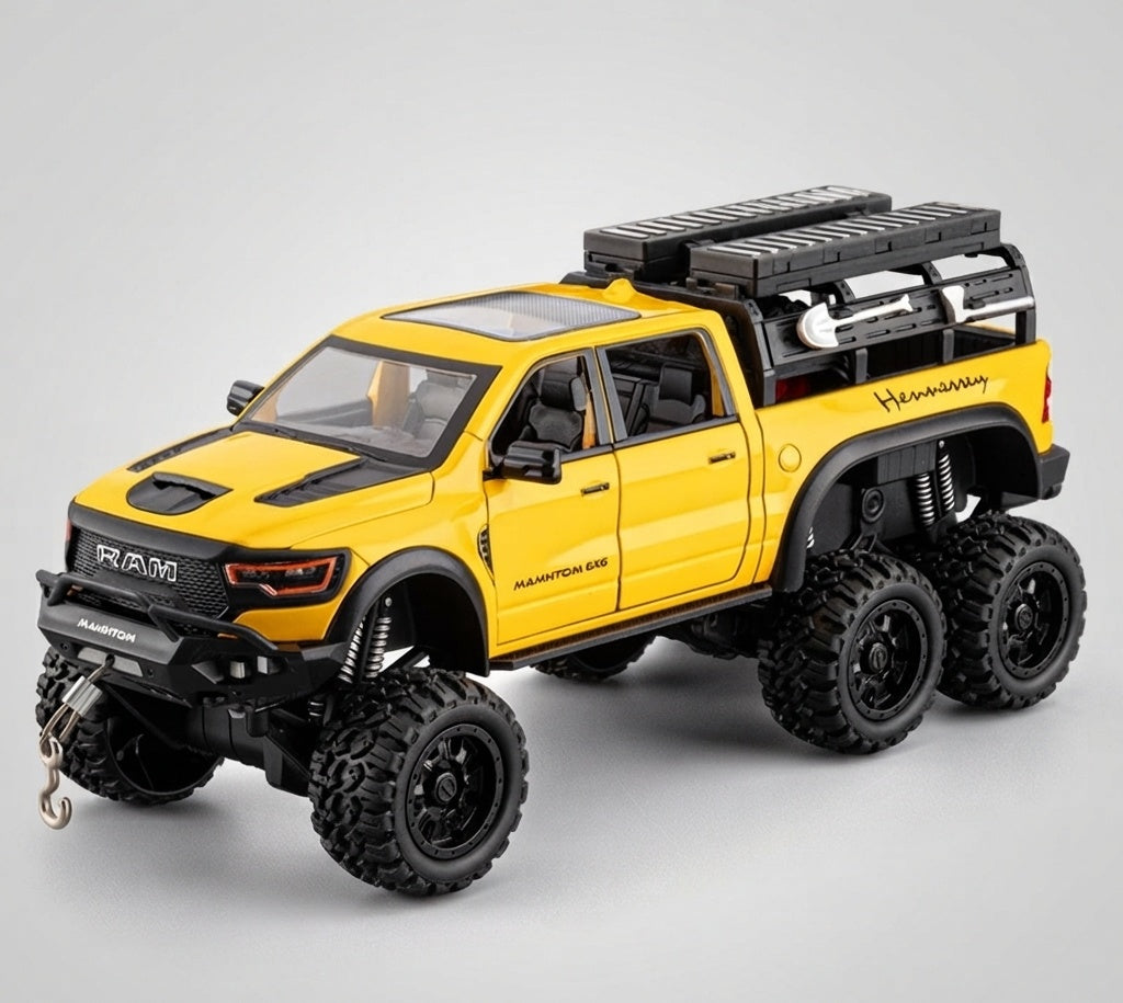 Maquette pick-up Mammoth 6x6 jaune