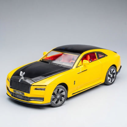 Maquette Rolls-Royce Spectre jaune