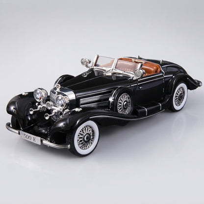 Maquette voiture ancienne Mercedes-Benz 500K noire