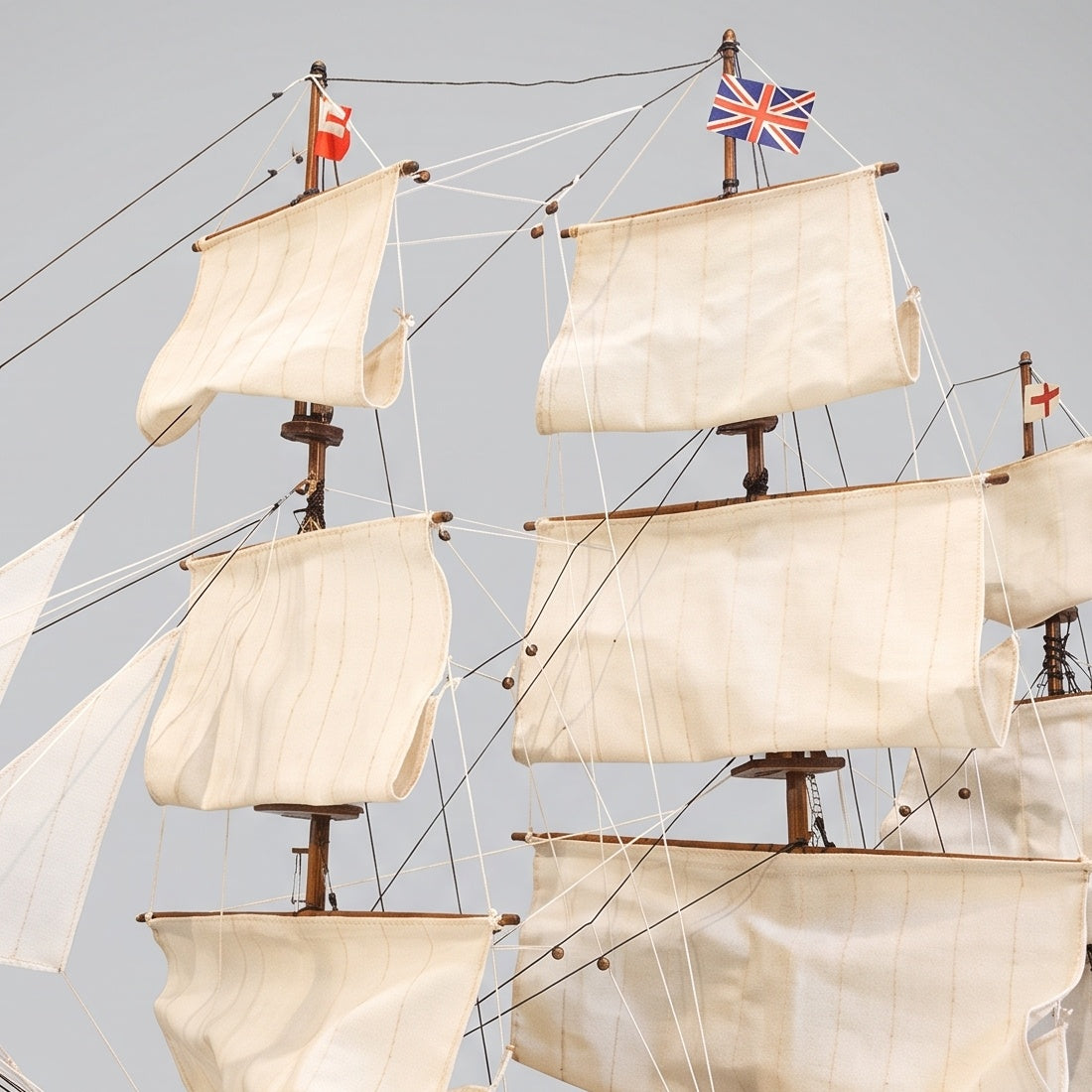 Voilure et gréement de la maquette HMS Victory Grand Pavois