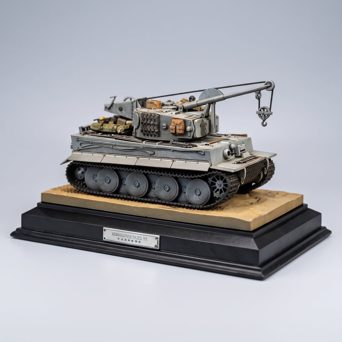 Maquette Bergetiger sur fond studio
