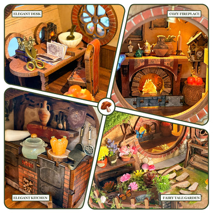 Maquette maison en bois-"The Magic House"