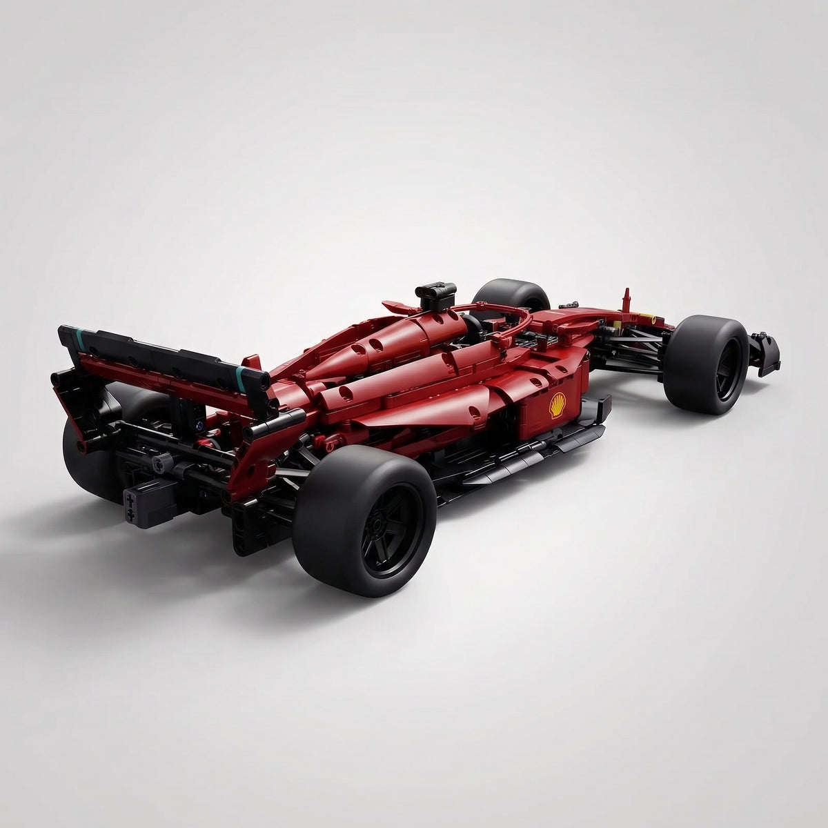 Maquette F1 Formula Racing Car rouge vue arrière avec son aileron