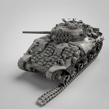 Maquette résine Destroyed Sherman au 1/35 – photo 2