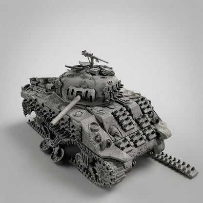 Maquette résine Destroyed Sherman au 1/35 – photo 4