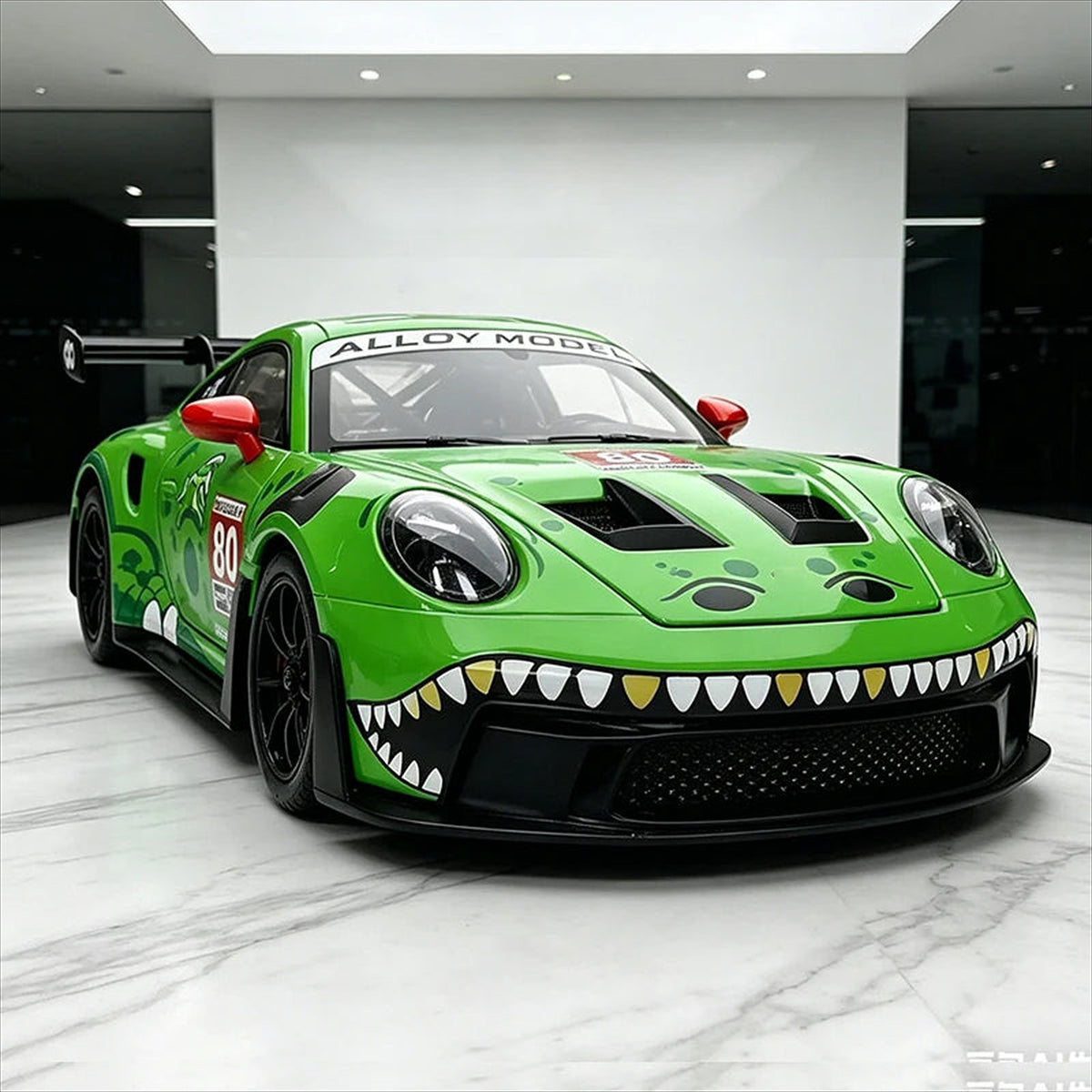 Maquette Porsche 911 GT3 RS 1:24 livrée verte