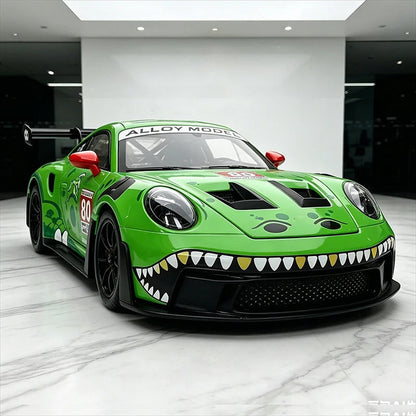 Maquette Porsche 911 GT3 RS 1:24 livrée verte