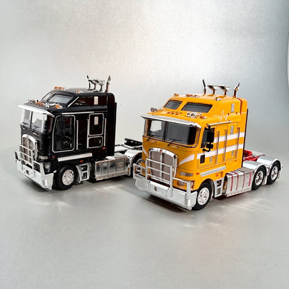Maquettes camion Kenworth K200 noir et jaune