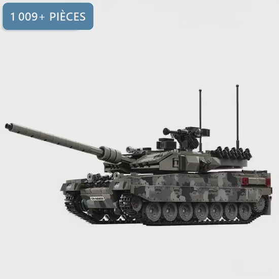 Vidéo de la maquette tank Leopard 2A7 en briques