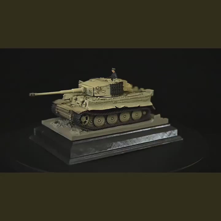 Vidéo de la maquette char Tigre Tiger I