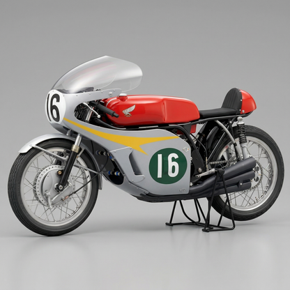 Maquette de moto honda-"Honda RC166 1966"