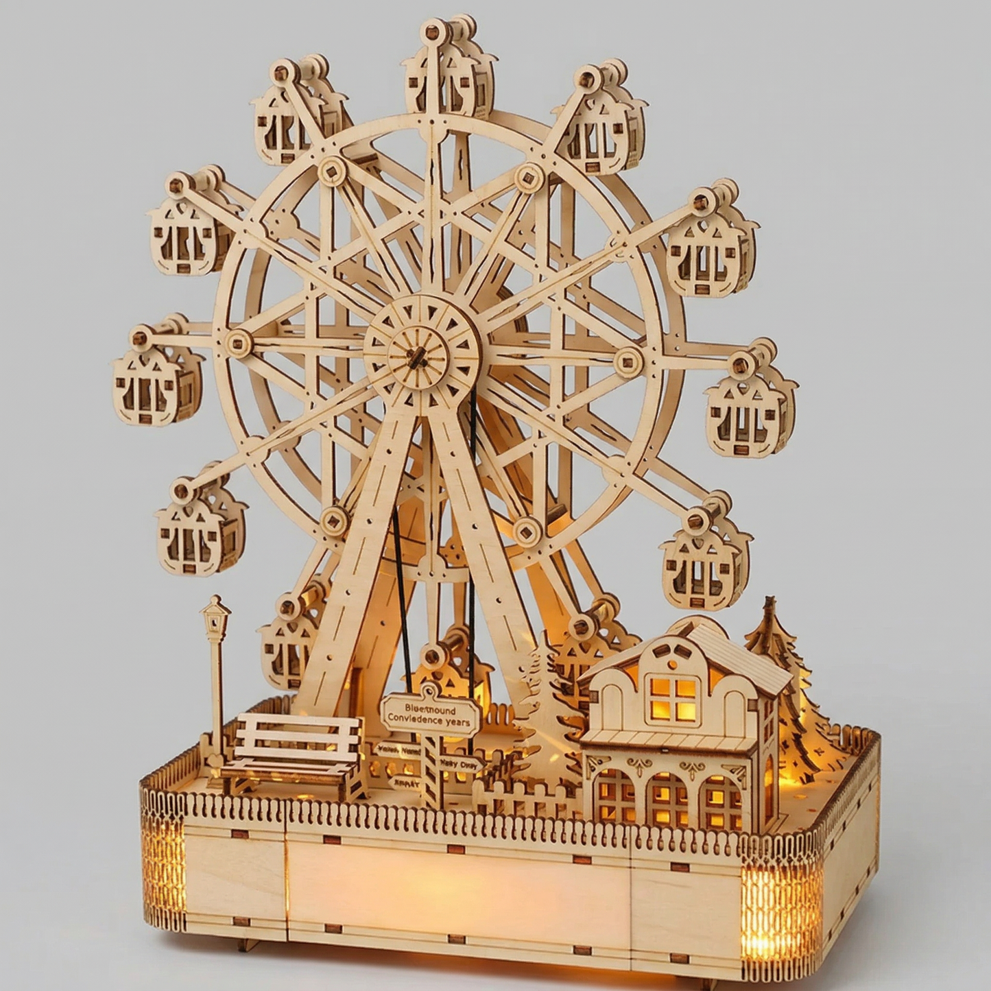 Maquette Grande roue bois-"Wood Wheel"