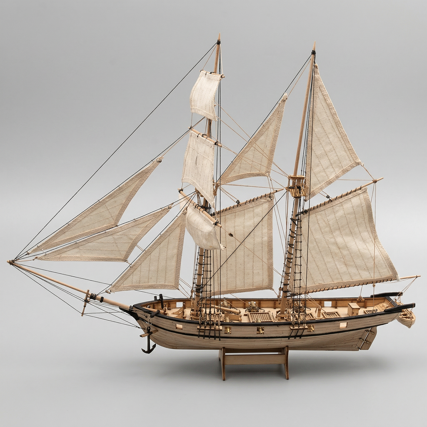 Maquette bateau voilier bois-"The Sloop"