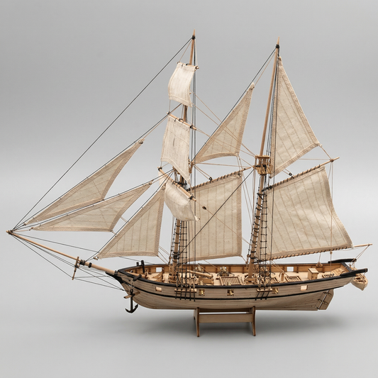 Maquette bateau voilier bois-"The Sloop"