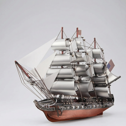 Maquette bateau a construire en métal-"USS Constitution"