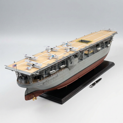 Maquette bateau porte-avions-"USS Langley"