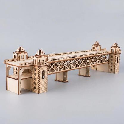Maquette pont en bois-"Wooden Bridge"