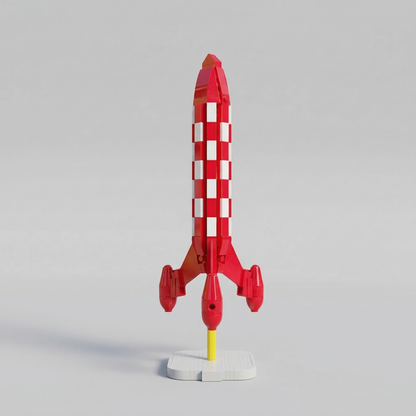 Maquette vaisseau spatial à construire-"Fusée Tintin"