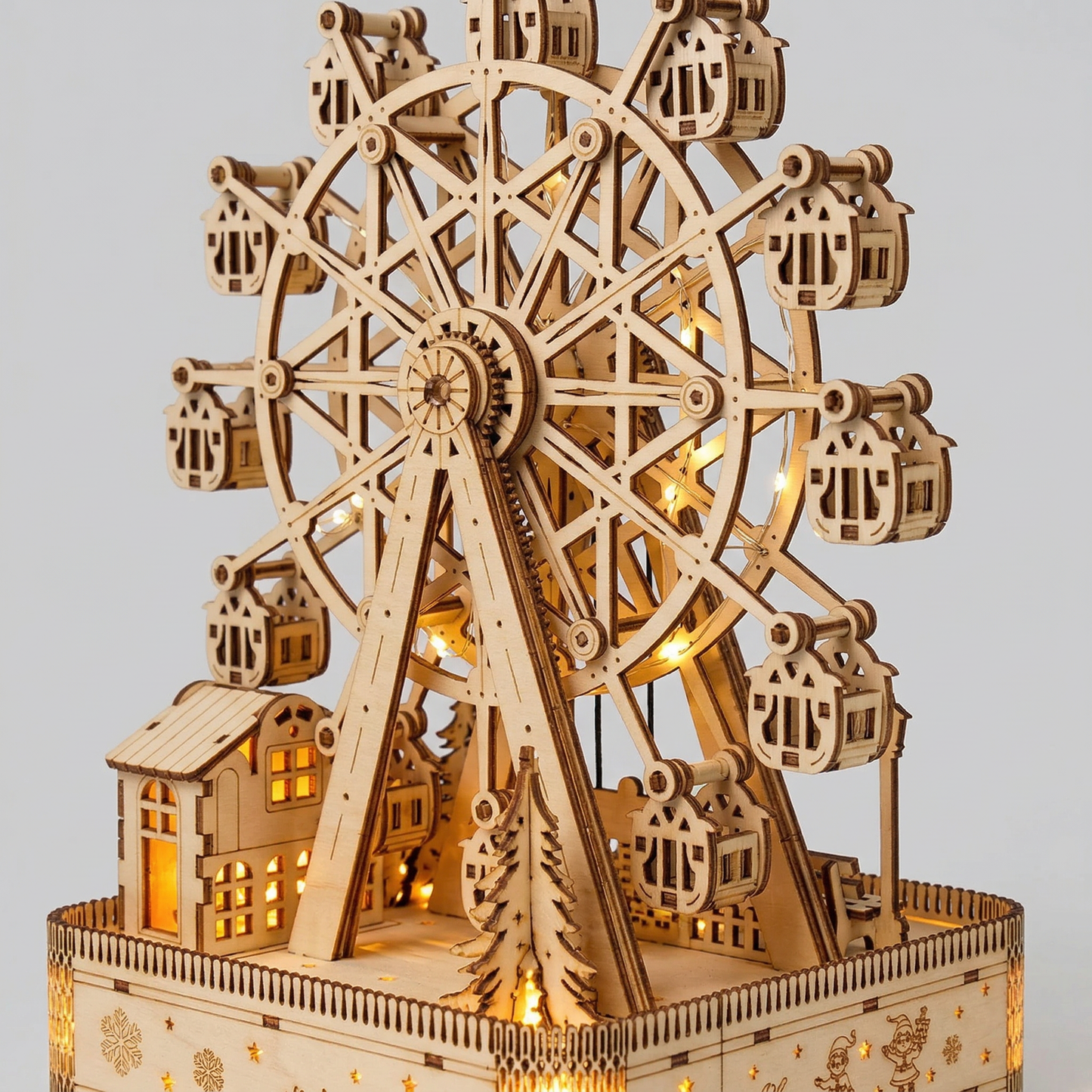 Maquette Grande roue bois-"Wood Wheel"
