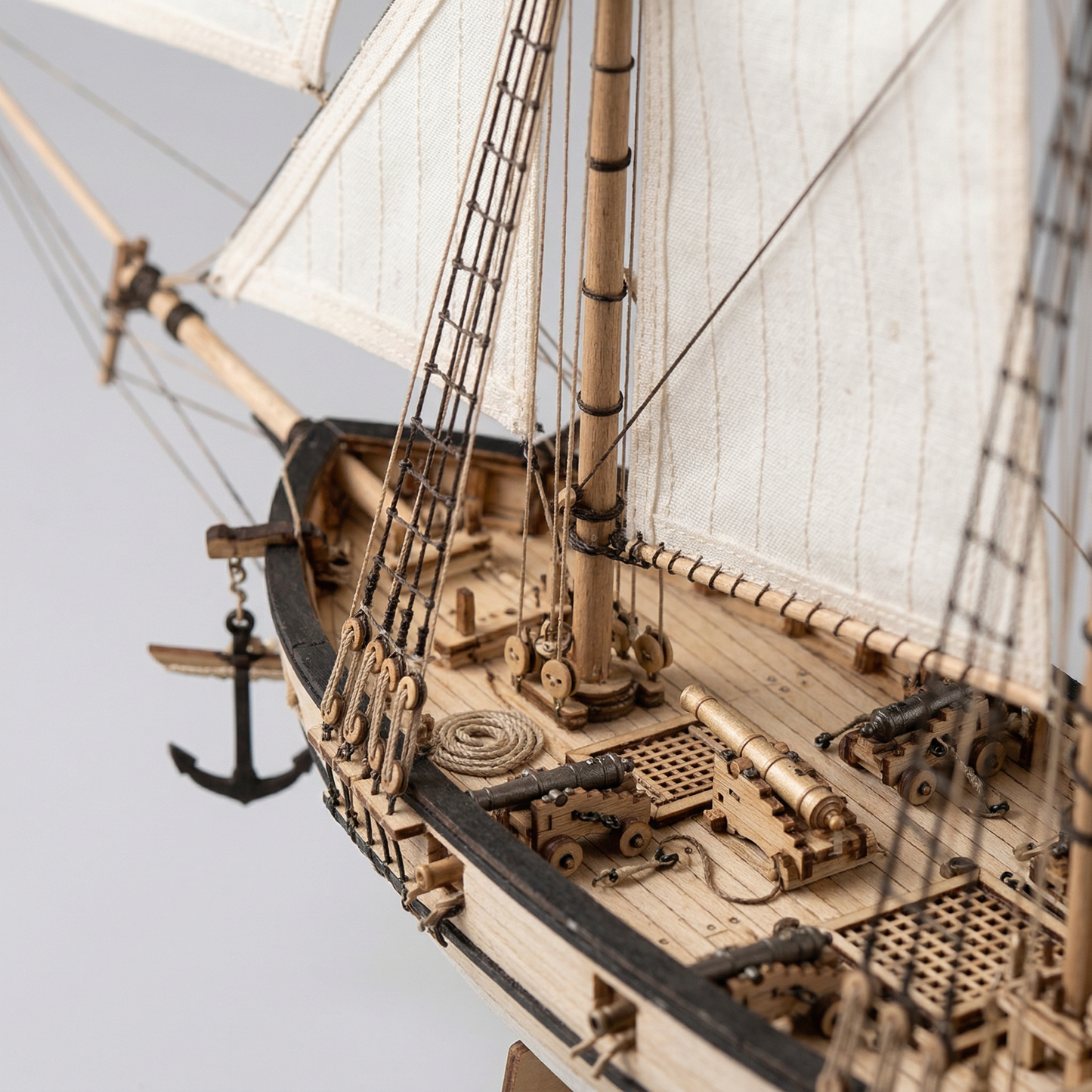 Maquette bateau voilier bois-"The Sloop"