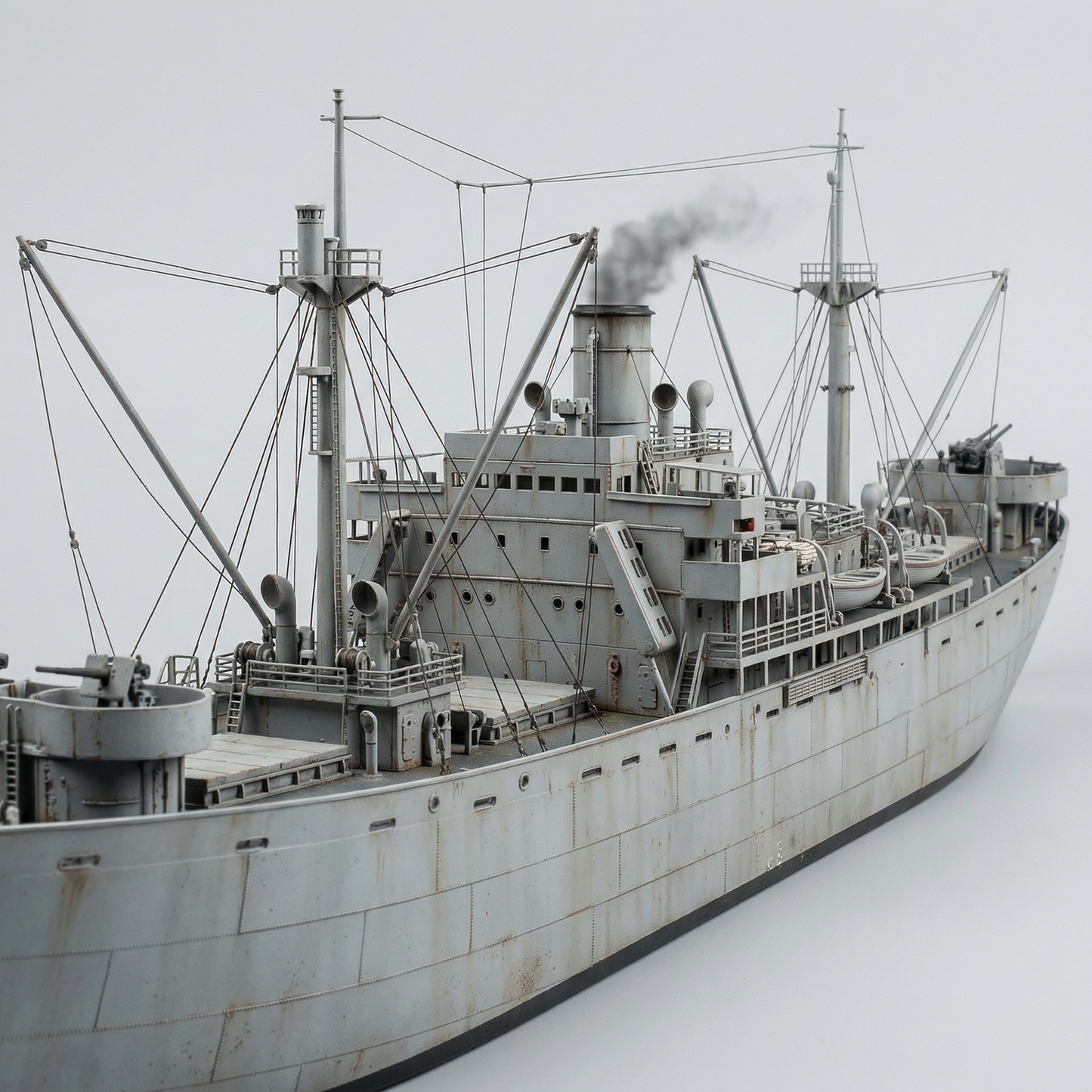 Maquette bateau seconde guerre mondiale-"S.S Jeremiah O'Brien"
