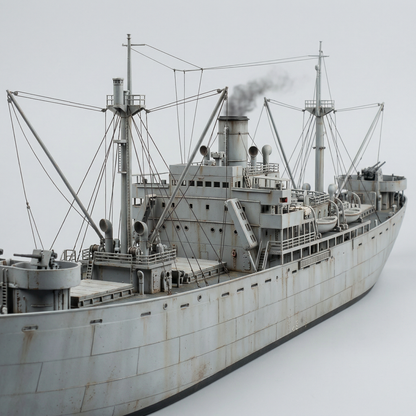 Maquette bateau seconde guerre mondiale-"S.S Jeremiah O'Brien"