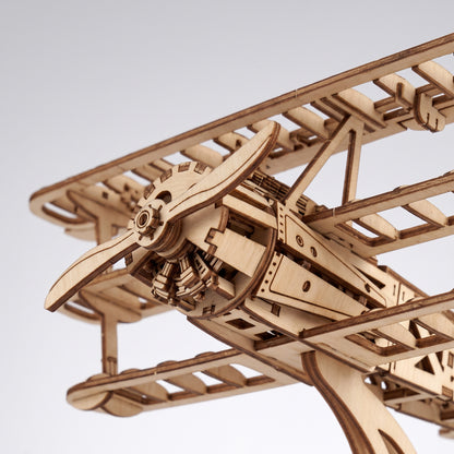 Maquette avion en bois a construire-"Fokker"