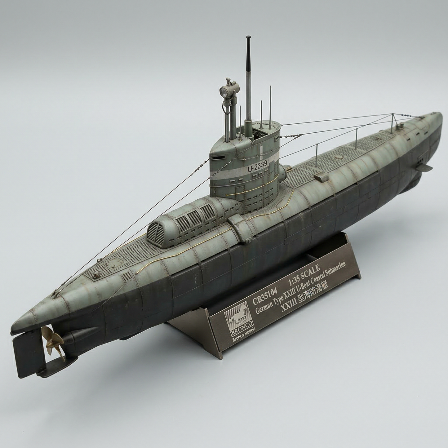 Maquette de sous-marin allemand-"Type XXIII U-BOAT"