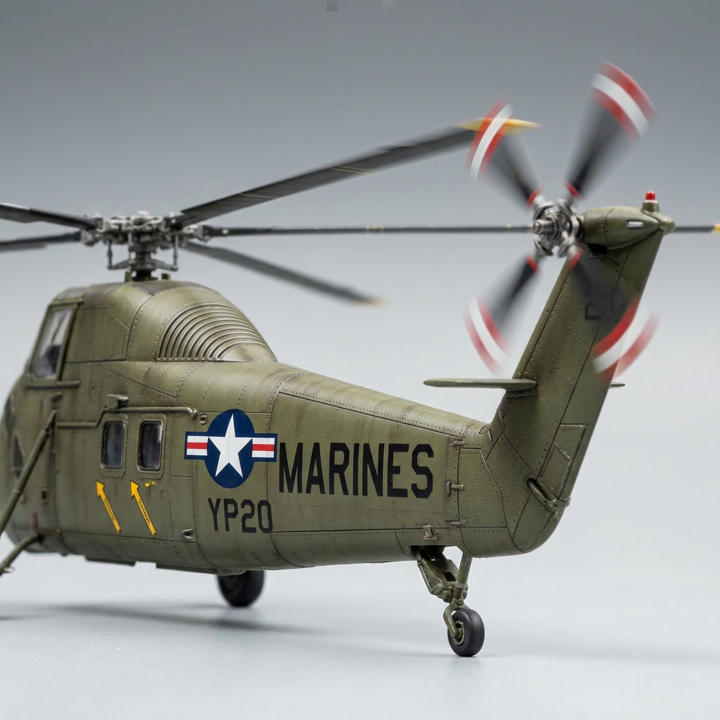 Maquette hélicoptère militaire-"UH-34D Choctaw"